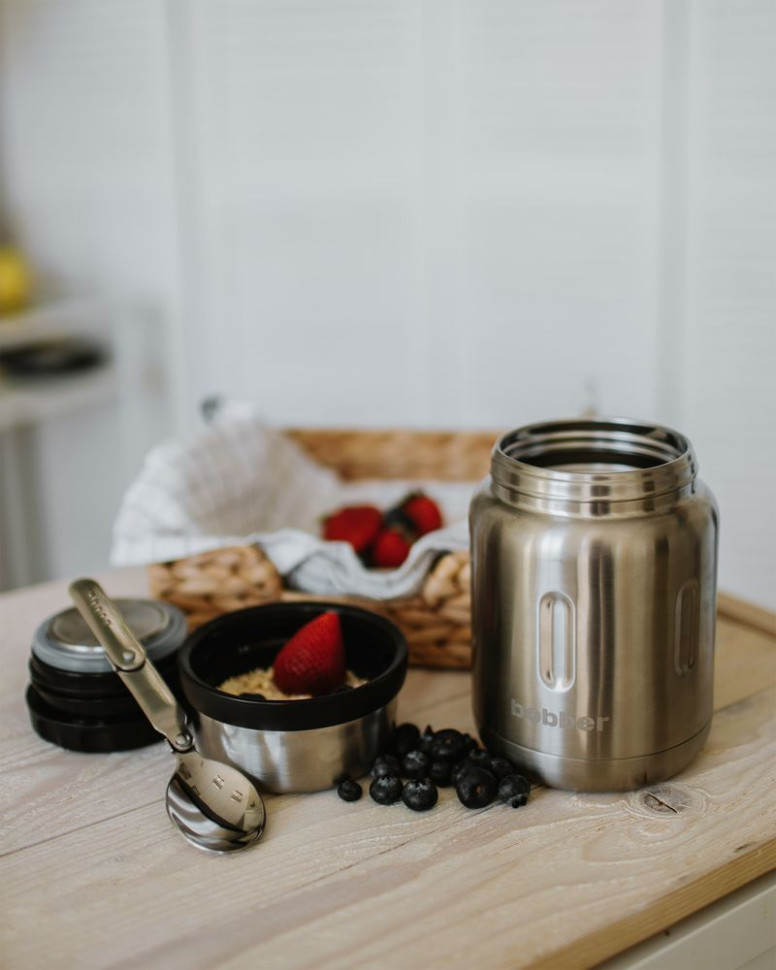 Термос для еды Jerrycan 700, вакуумный, стальной матовый Термос для еды Jerrycan 700, вакуумный, стальной матовый