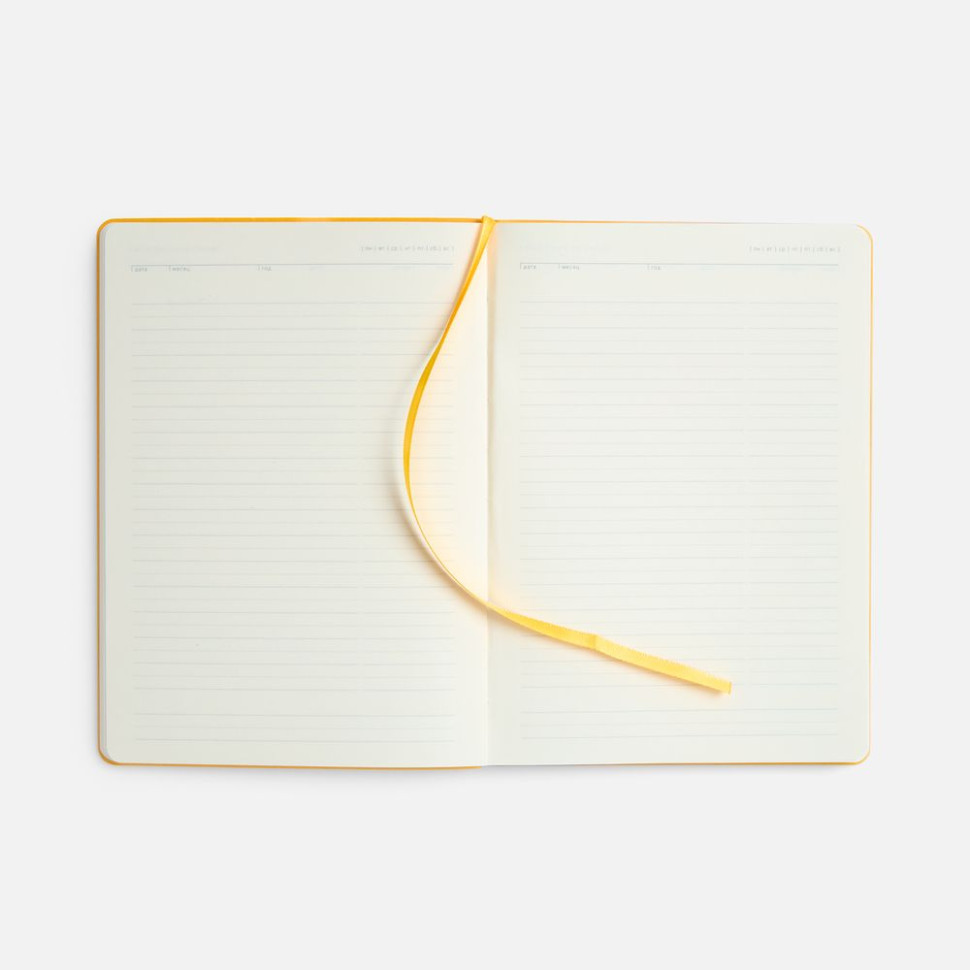 Ежедневник Vale New, недатированный, желтый Ежедневник Vale New, недатированный, желтый