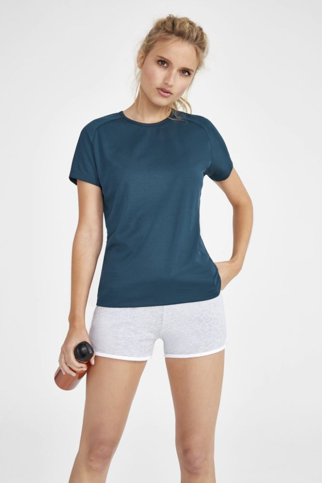 Футболка женская Sporty Women 140, черная Футболка женская Sporty Women 140, черная