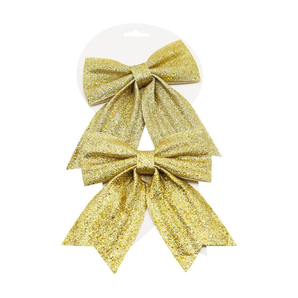 Набор рождественских бантов, 2 шт. Набор рождественских бантов, 2 шт.