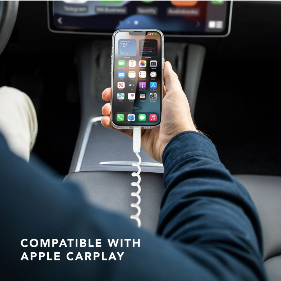 Кабель Vonmahlen Allroundo Eco для быстрой зарядки, белый