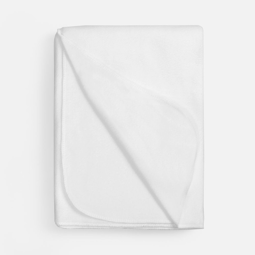 Флисовый плед Warm&Peace, белый Флисовый плед Warm&Peace, белый