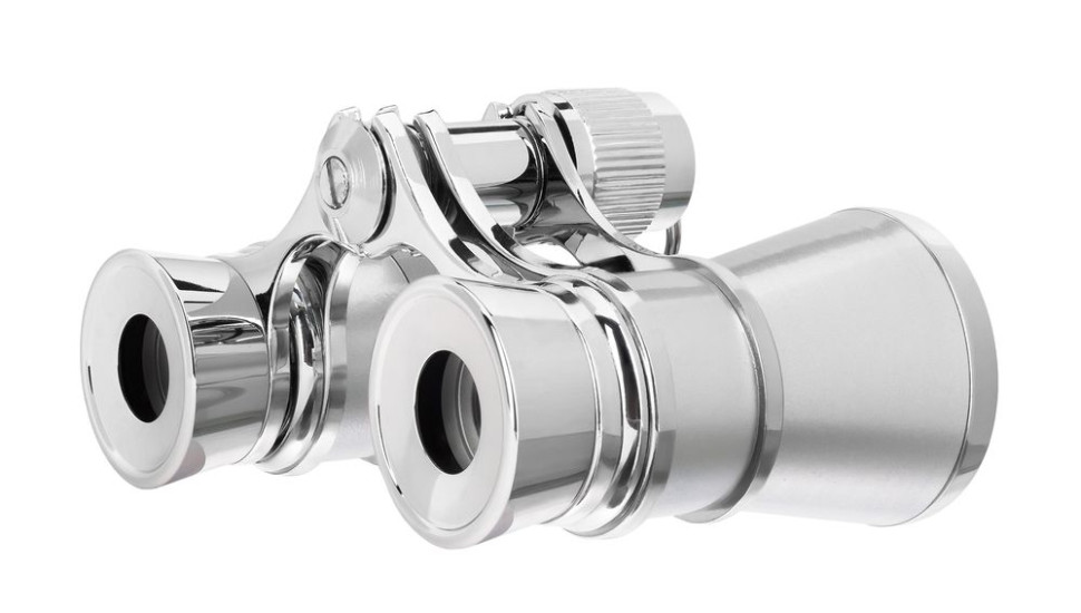 Театральный бинокль Broadway 325B, серебристый