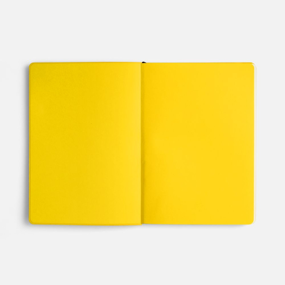 Ежедневник Doppio, недатированный, черный с желтым Ежедневник Doppio, недатированный, черный с желтым