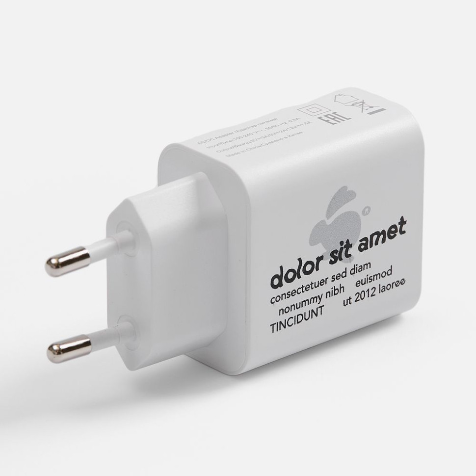 Станция беспроводной зарядки с часами и подсветкой GlobeBee, белая