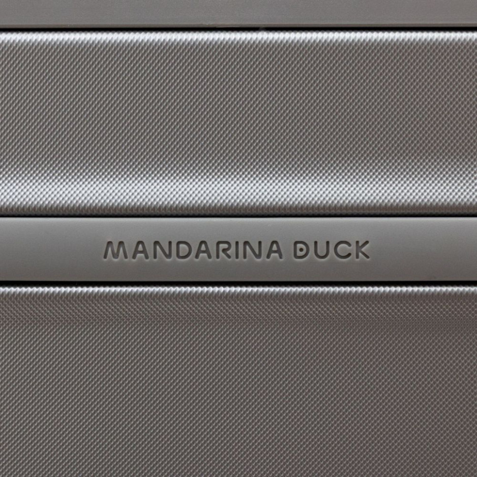 Чемодан Logoduck M, серебристый