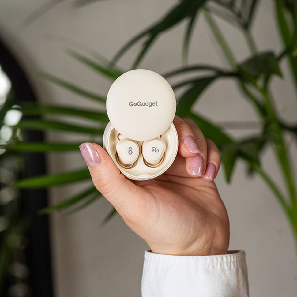 Беспроводные наушники для сна CityBuds S, белые (слоновая кость)