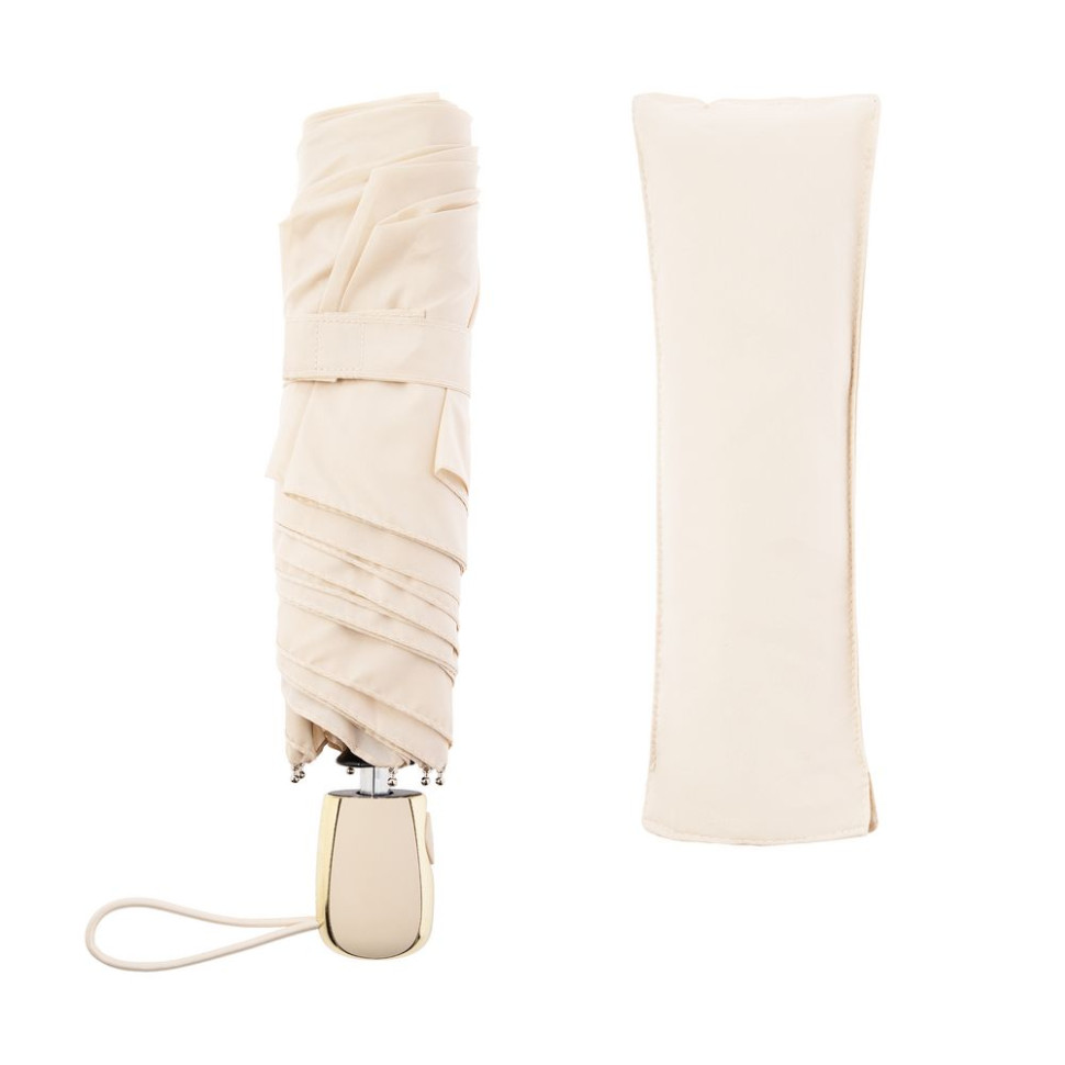 Зонт складной Nicety, бежевый Зонт складной Nicety, бежевый