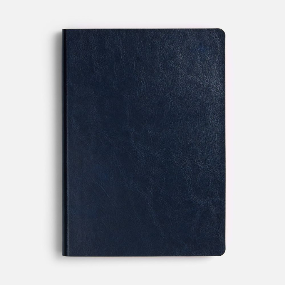 Ежедневник Doppio, недатированный, синий с оранжевым