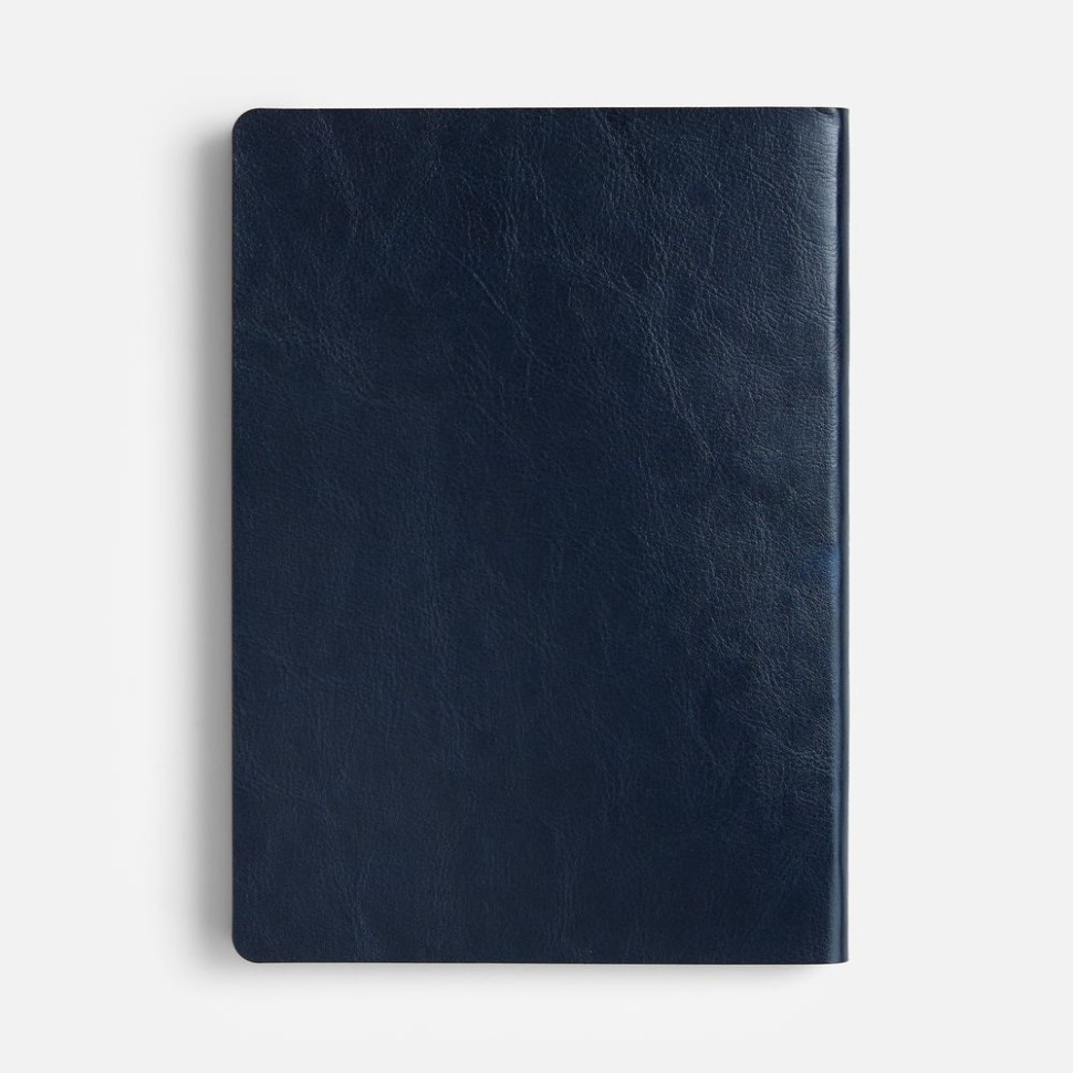 Ежедневник Doppio, недатированный, синий с оранжевым