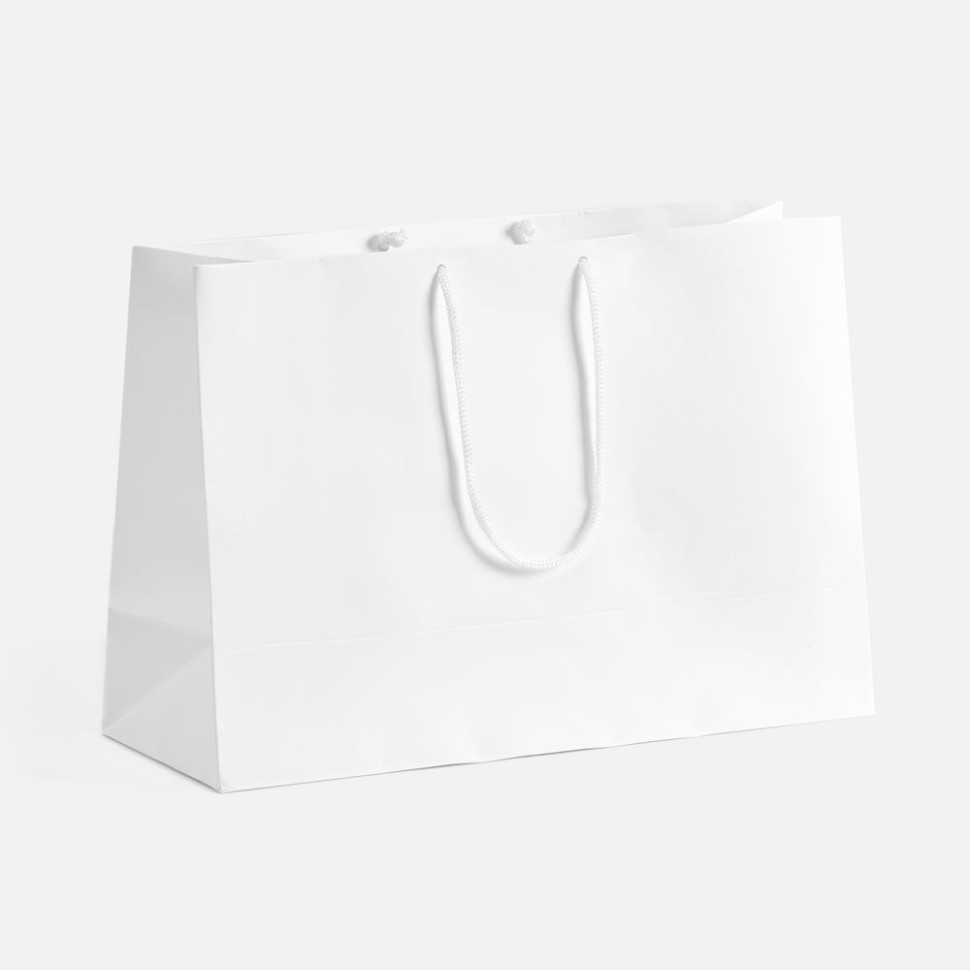 Пакет бумажный с ламинацией Lami Tote M, белый Пакет бумажный с ламинацией Lami Tote M, белый