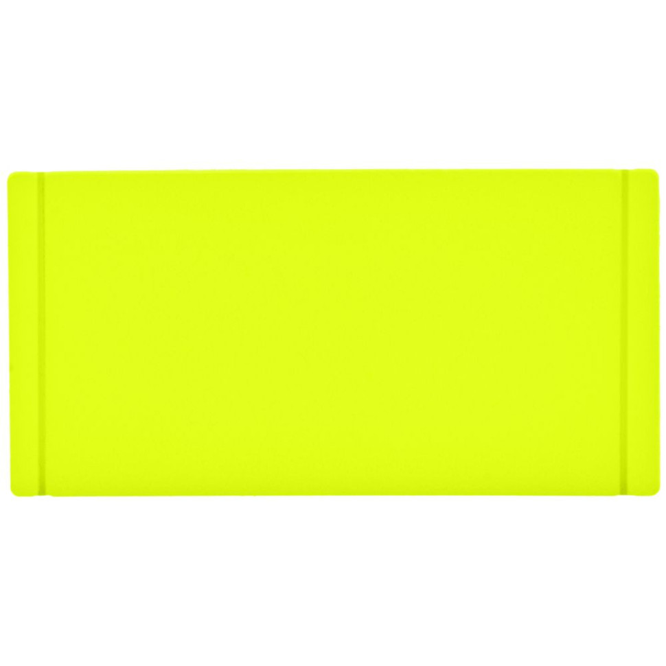 Лейбл из ПВХ Dzeta, S, желтый неон