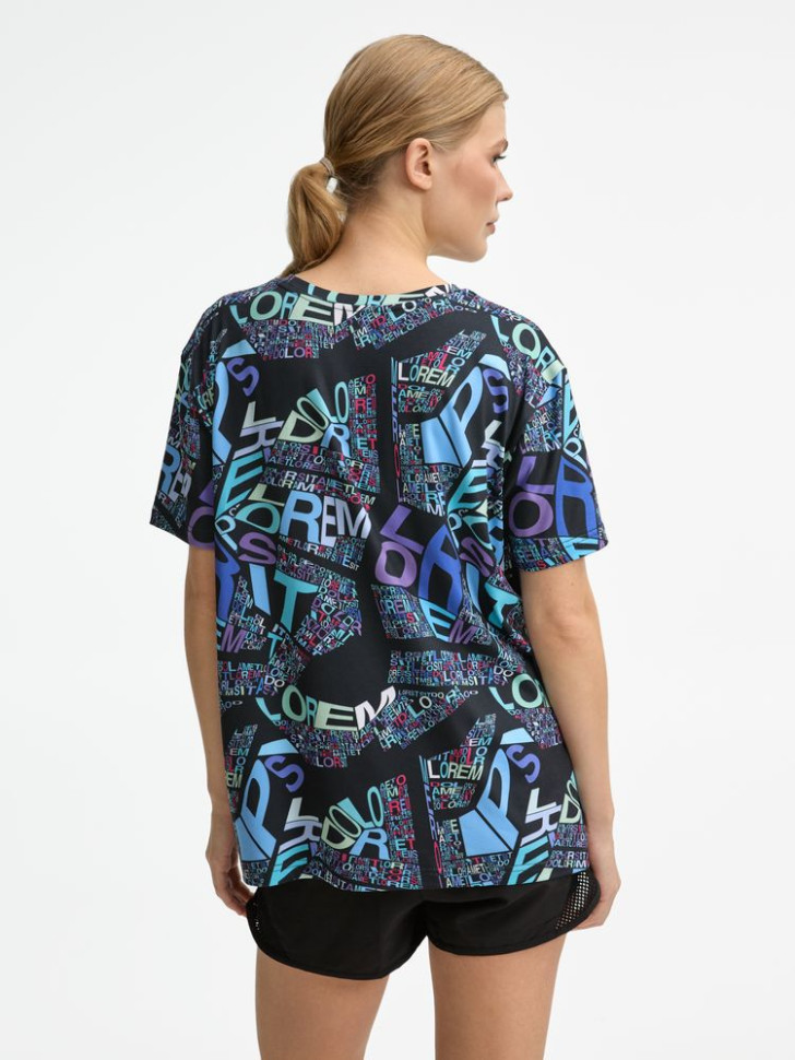 Футболка унисекс Senti с полной запечаткой на заказ