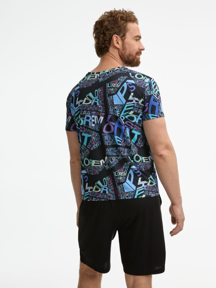 Футболка унисекс Senti с полной запечаткой на заказ