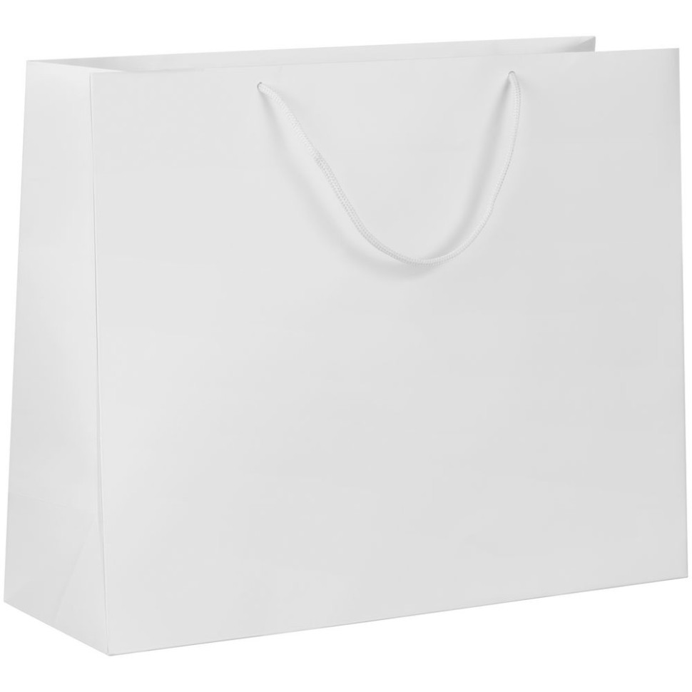 Пакет бумажный с ламинацией Lami Tote L, белый Пакет бумажный с ламинацией Lami Tote L, белый