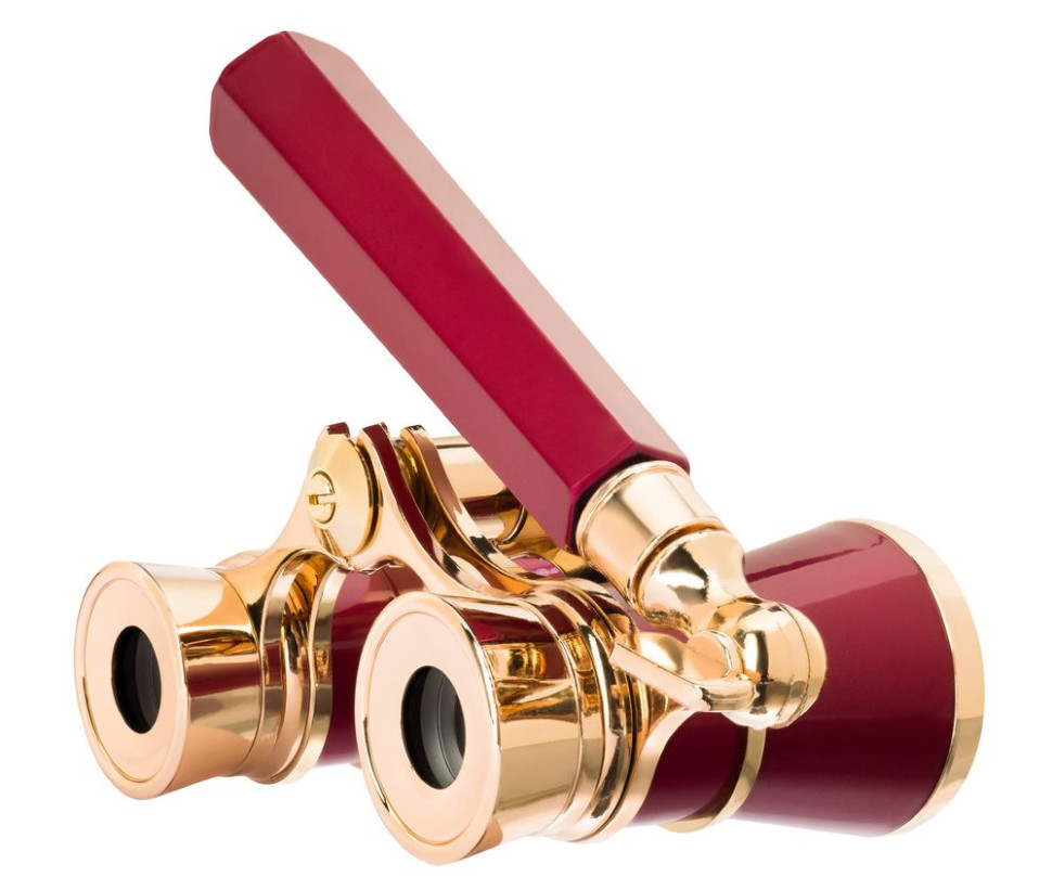 Театральный бинокль-лорнет Broadway 325E, красный