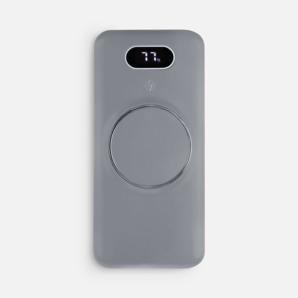 Аккумулятор Omni Qi 10000 мАч, ver.2, серый