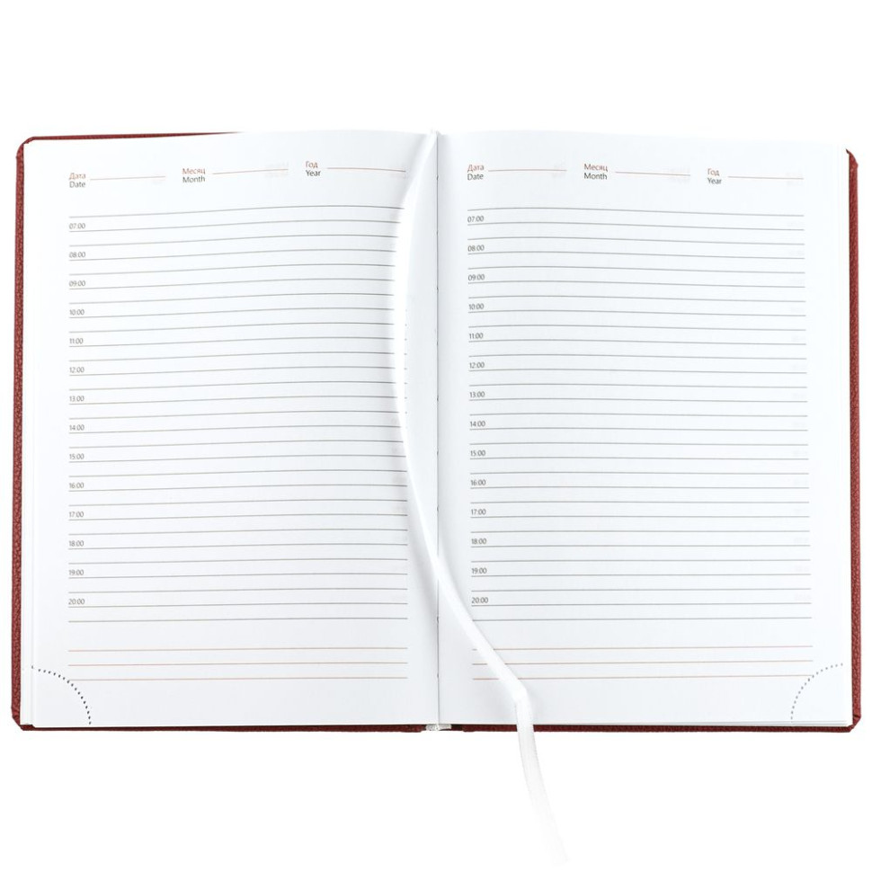 Ежедневник Sagrin, недатированный, красный Ежедневник Sagrin, недатированный, красный