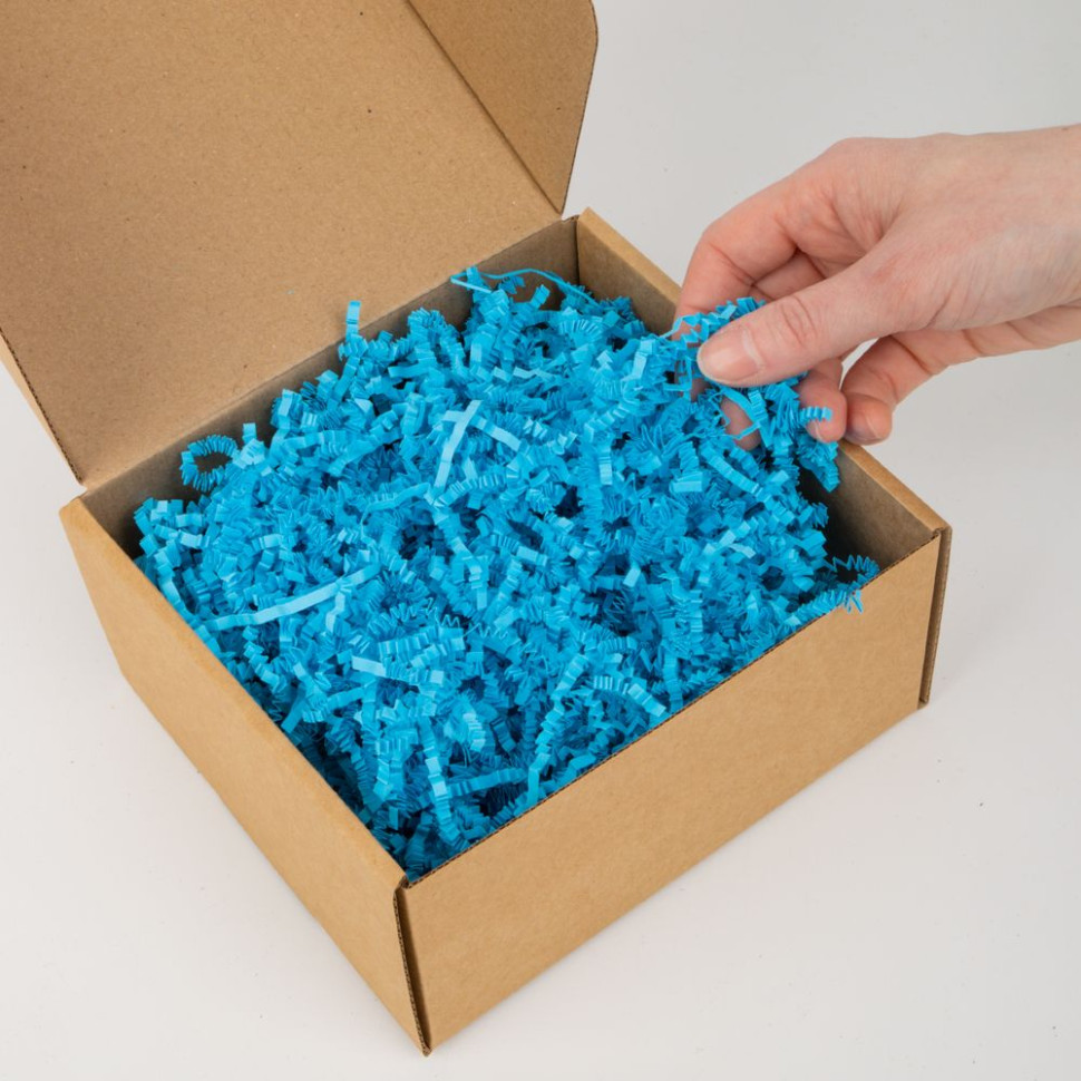 Бумажный наполнитель Chip, светло-синий Бумажный наполнитель Chip, светло-синий