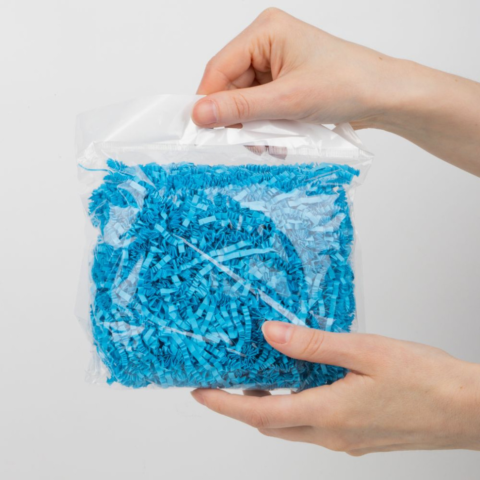 Бумажный наполнитель Chip, светло-синий Бумажный наполнитель Chip, светло-синий