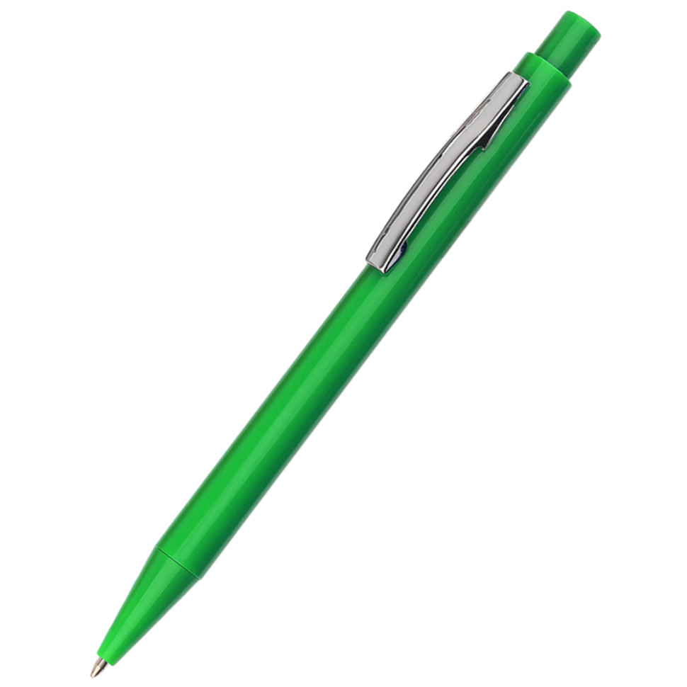 Ручка пластиковая Glory, зеленая Ручка пластиковая Glory, зеленая