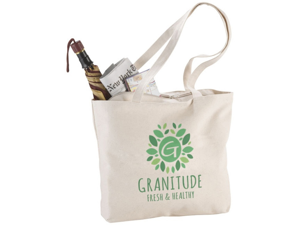 Сумка на молнии Purch из хлопка 340 г/м2 Сумка на молнии Purch из хлопка 340 г/м2