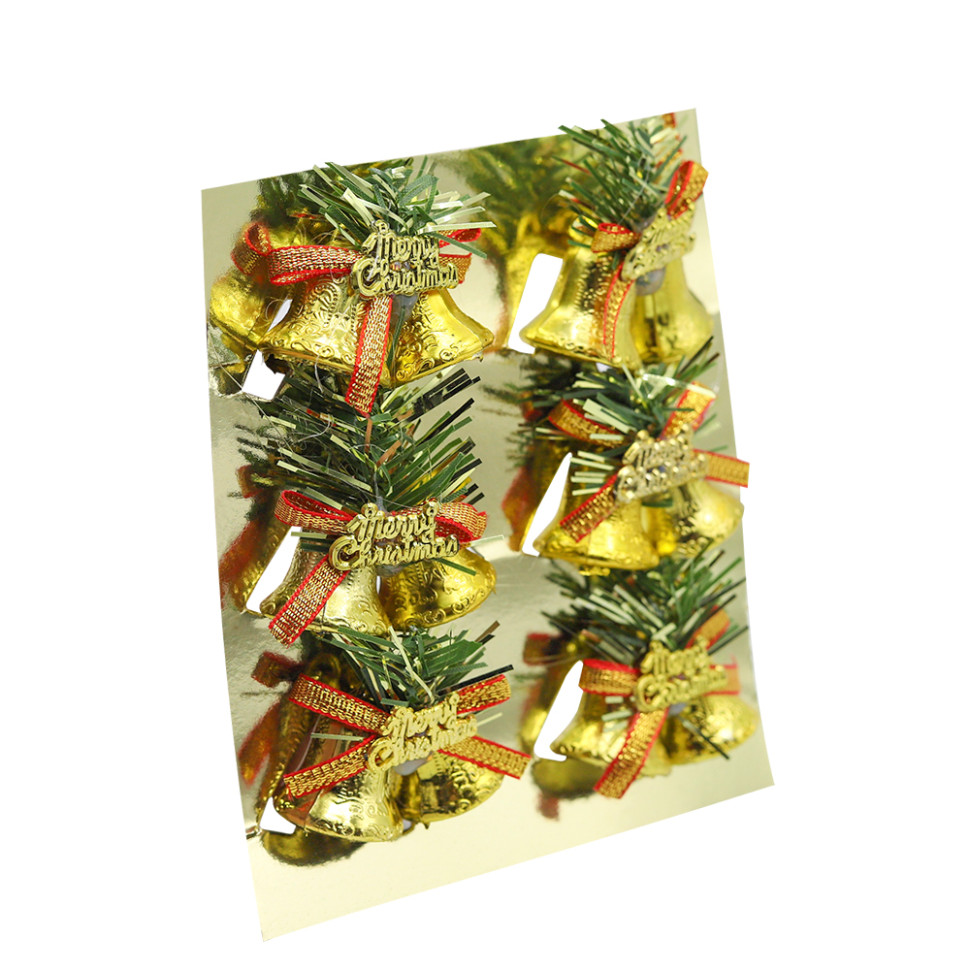 Набор пластиковых колокольчиков C Рождеством Набор пластиковых колокольчиков C Рождеством