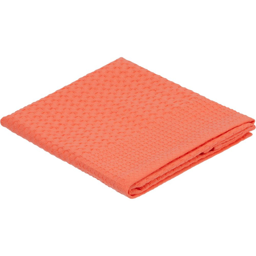 Полотенце вафельное «Деметра», малое, оранжевое (грейпфрут) Полотенце вафельное «Деметра», малое, оранжевое (грейпфрут)