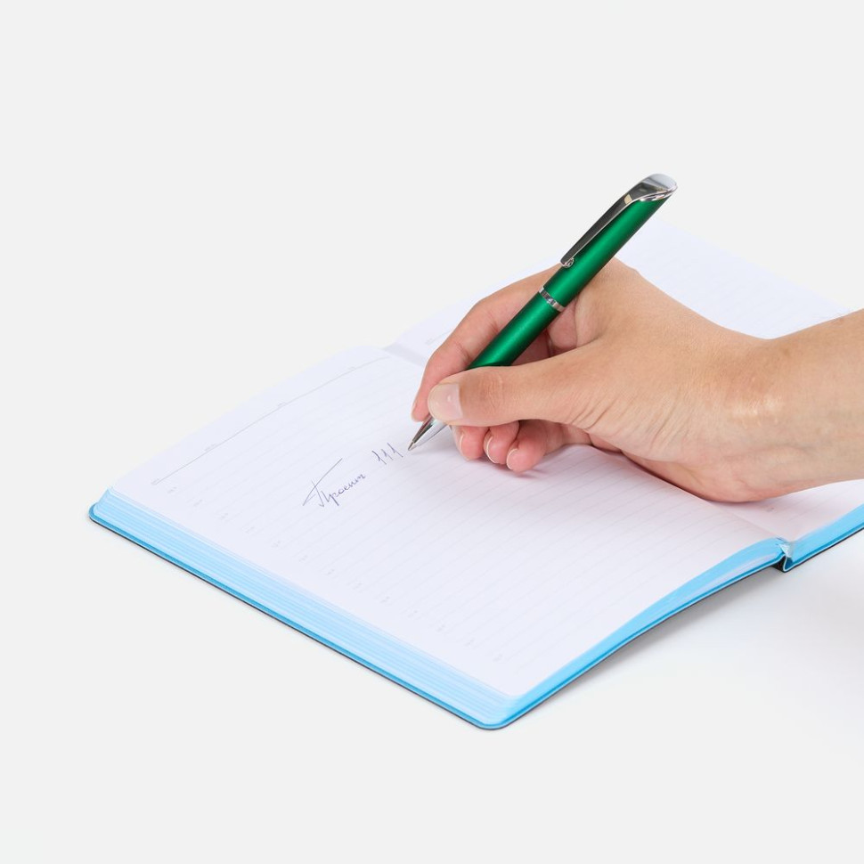 Ручка шариковая Glide, зеленая Ручка шариковая Glide, зеленая