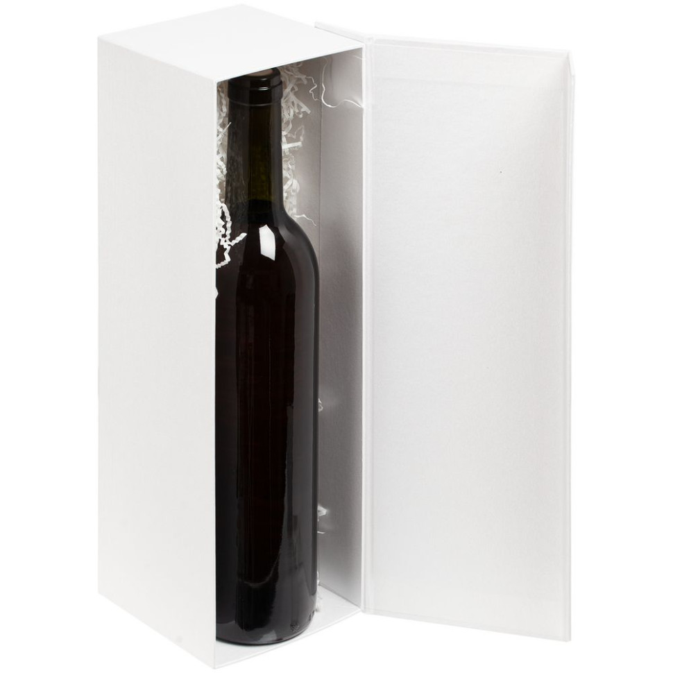 Коробка под бутылку Color Jacket, белая Коробка под бутылку Color Jacket, белая