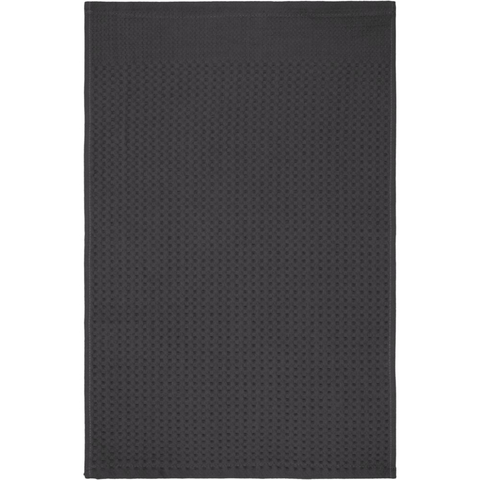 Полотенце вафельное «Деметра», малое, темно-серое Полотенце вафельное «Деметра», малое, темно-серое