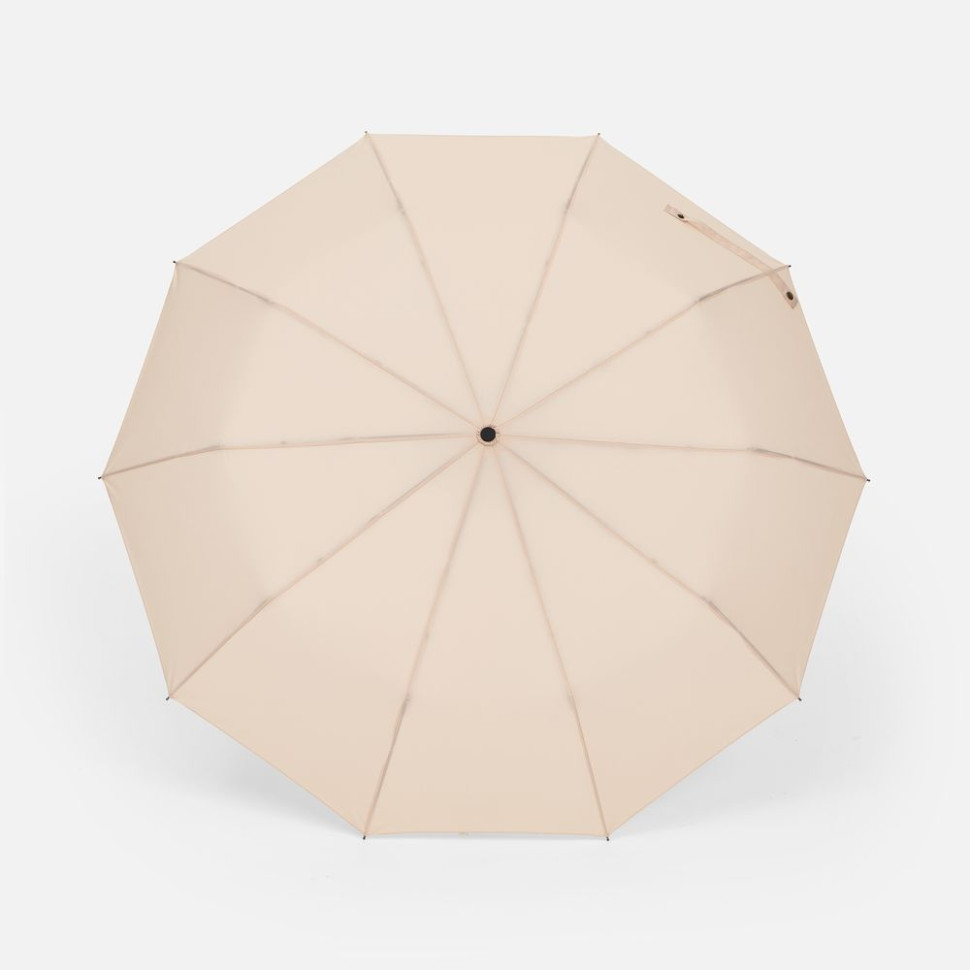 Зонт складной Cloudburst в подарочной упаковке, бежевый