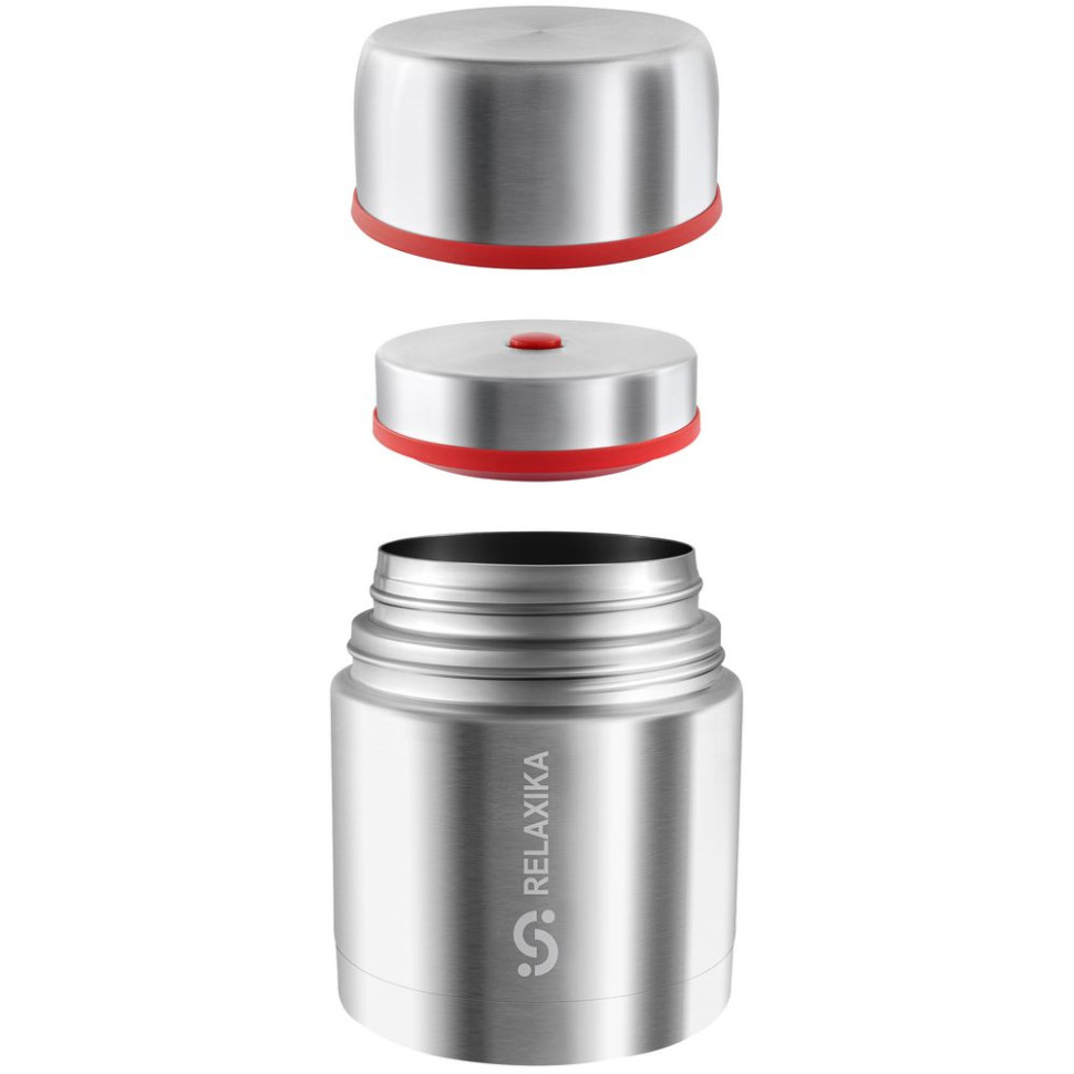 Термос для еды Relaxika 500, в чехле, стальной Термос для еды Relaxika 500, в чехле, стальной