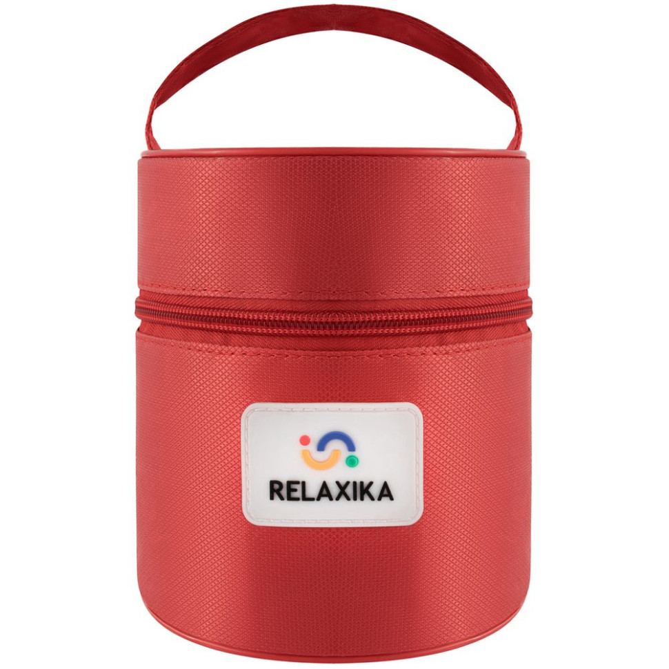 Термос для еды Relaxika 500, в чехле, стальной Термос для еды Relaxika 500, в чехле, стальной