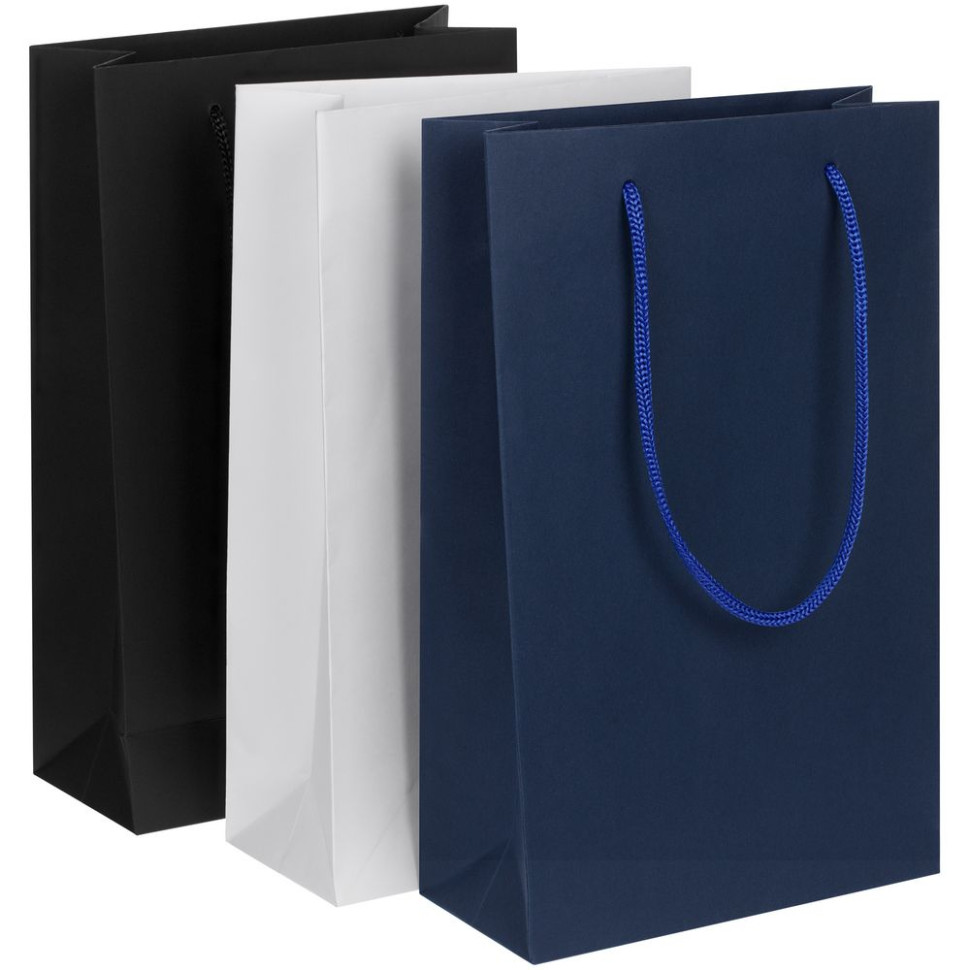 Пакет бумажный Waski S, синий Пакет бумажный Waski S, синий