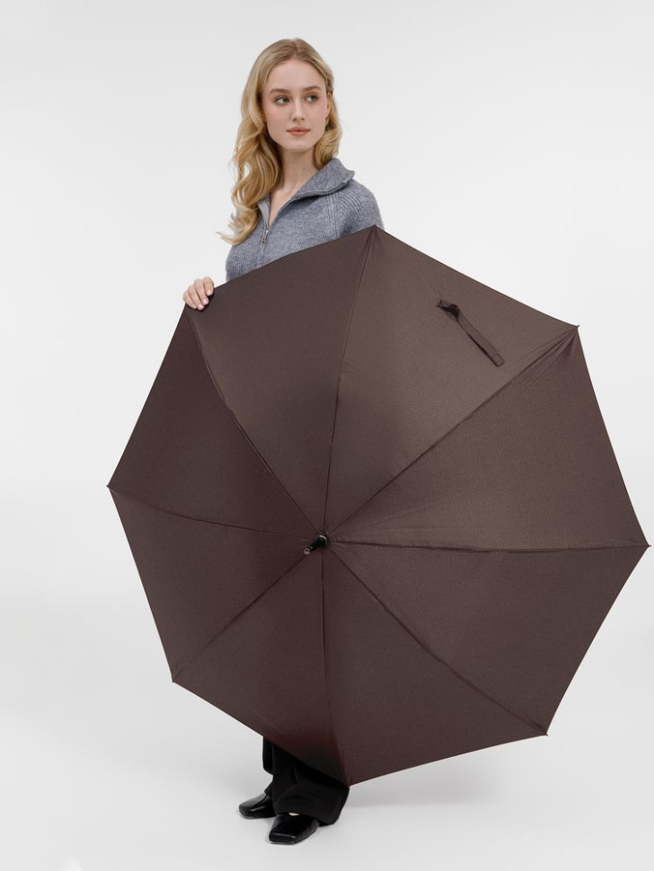 Зонт-трость Classic, коричневый Зонт-трость Classic, коричневый