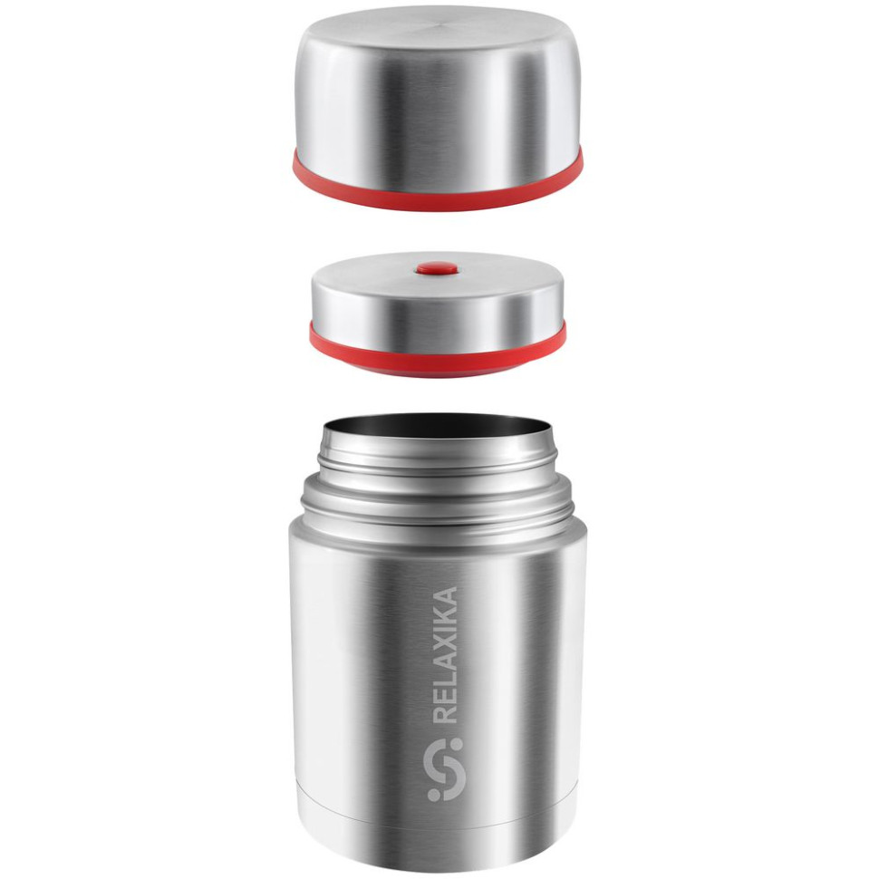 Термос для еды Relaxika 700, в чехле, стальной Термос для еды Relaxika 700, в чехле, стальной