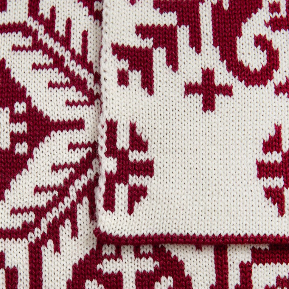 Шарф Wintertude L, красный с белым Шарф Wintertude L, красный с белым