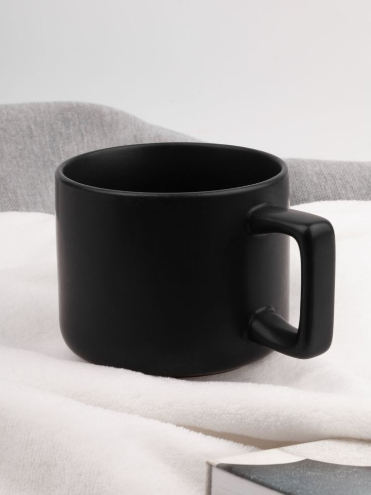 Чашка Jumbo в коробке матовая, черная Чашка Jumbo в коробке матовая, черная