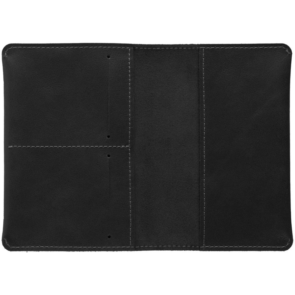 Обложка для паспорта Apache, ver.2, черная Обложка для паспорта Apache, ver.2, черная