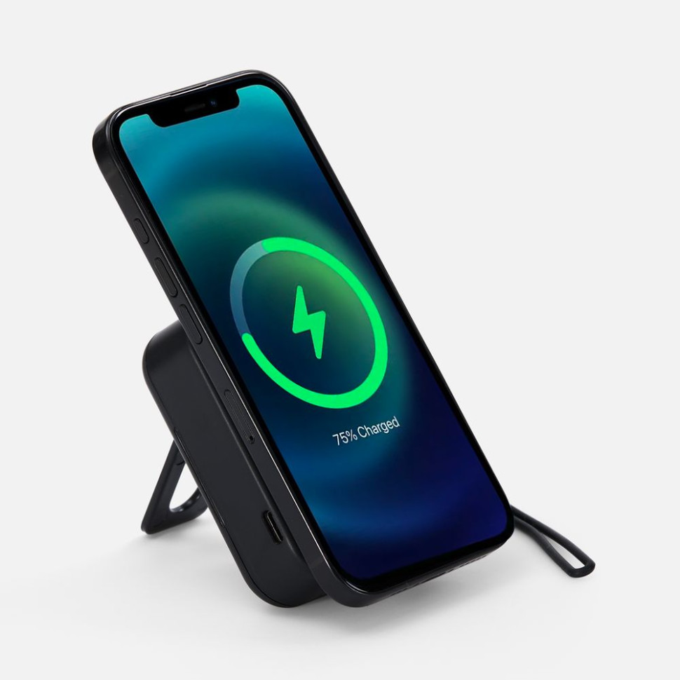 Набор для ухода за гаджетами с беспроводной зарядкой Rules, черный