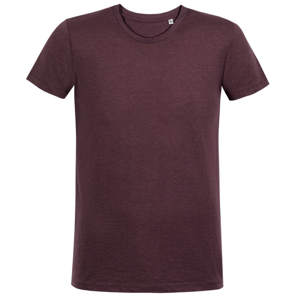 Футболка мужская Regent Fit 150, бордовый меланж Футболка мужская Regent Fit 150, бордовый меланж