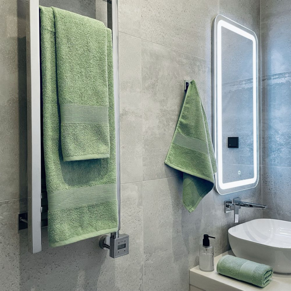 Полотенце махровое «Тиффани», среднее, зеленое, (фисташковый) Полотенце махровое «Тиффани», среднее, зеленое, (фисташковый)