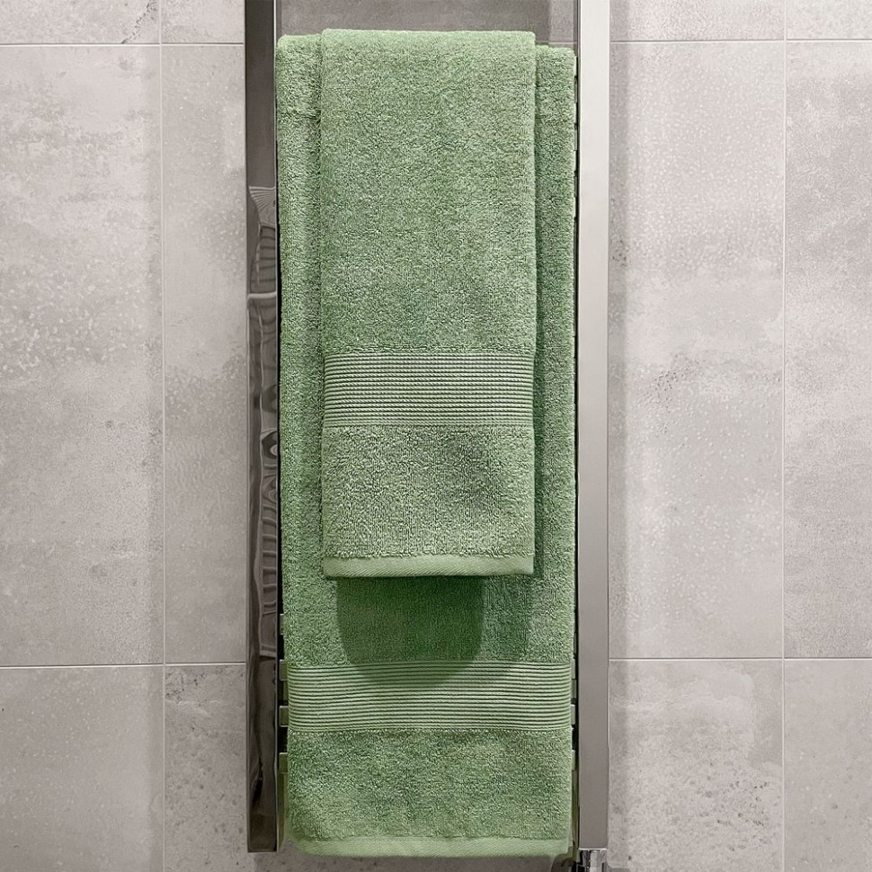 Полотенце махровое «Тиффани», среднее, зеленое, (фисташковый) Полотенце махровое «Тиффани», среднее, зеленое, (фисташковый)