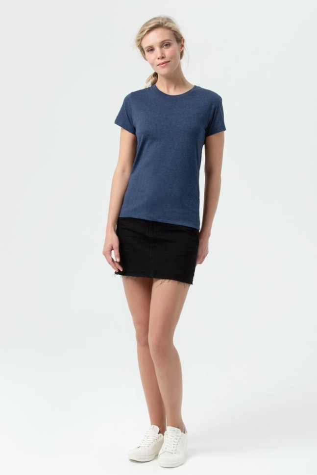 Футболка женская Regent Fit Women, синий меланж Футболка женская Regent Fit Women, синий меланж