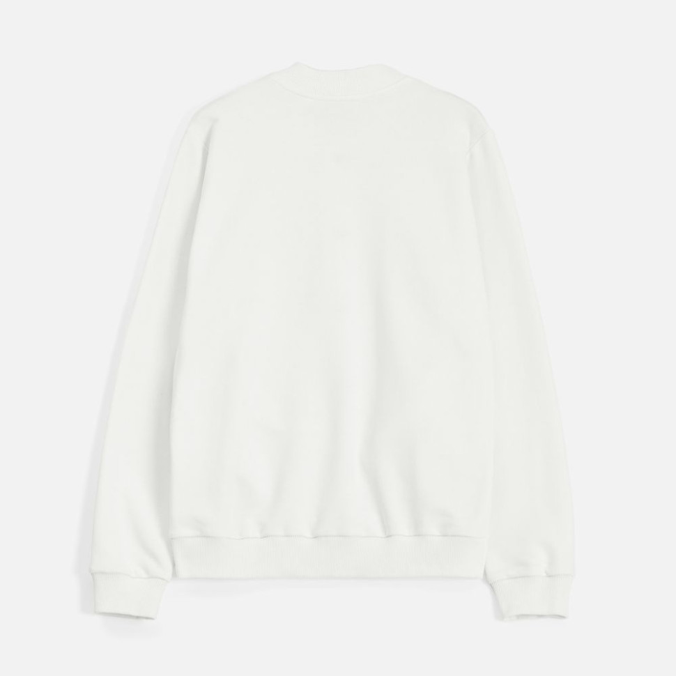 Бомбер унисекс Nuppu, молочно-белый