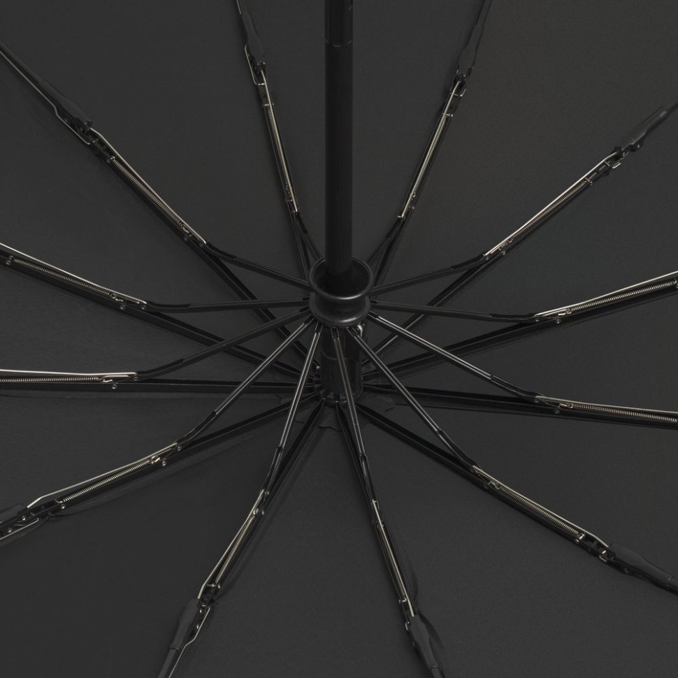 Зонт складной Fiber Magic Major с кейсом, черный Зонт складной Fiber Magic Major с кейсом, черный