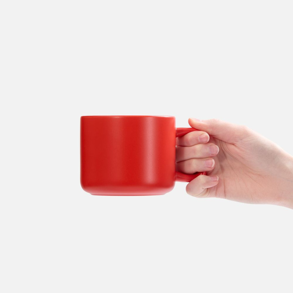 Чашка Jumbo в коробке матовая, красная Чашка Jumbo в коробке матовая, красная