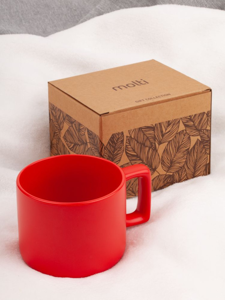 Чашка Jumbo в коробке матовая, красная Чашка Jumbo в коробке матовая, красная