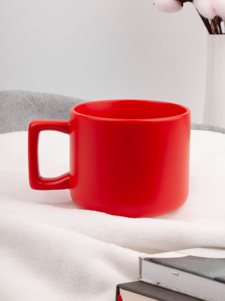 Чашка Jumbo в коробке матовая, красная Чашка Jumbo в коробке матовая, красная